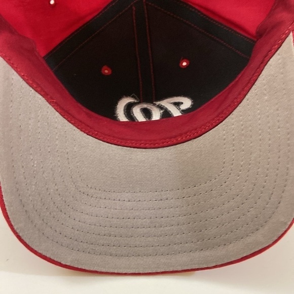 WASHINGTON NATIONAL RED WITH WHITE EMBROIDERY ADULT 47 HAT - Picture 8 of 10